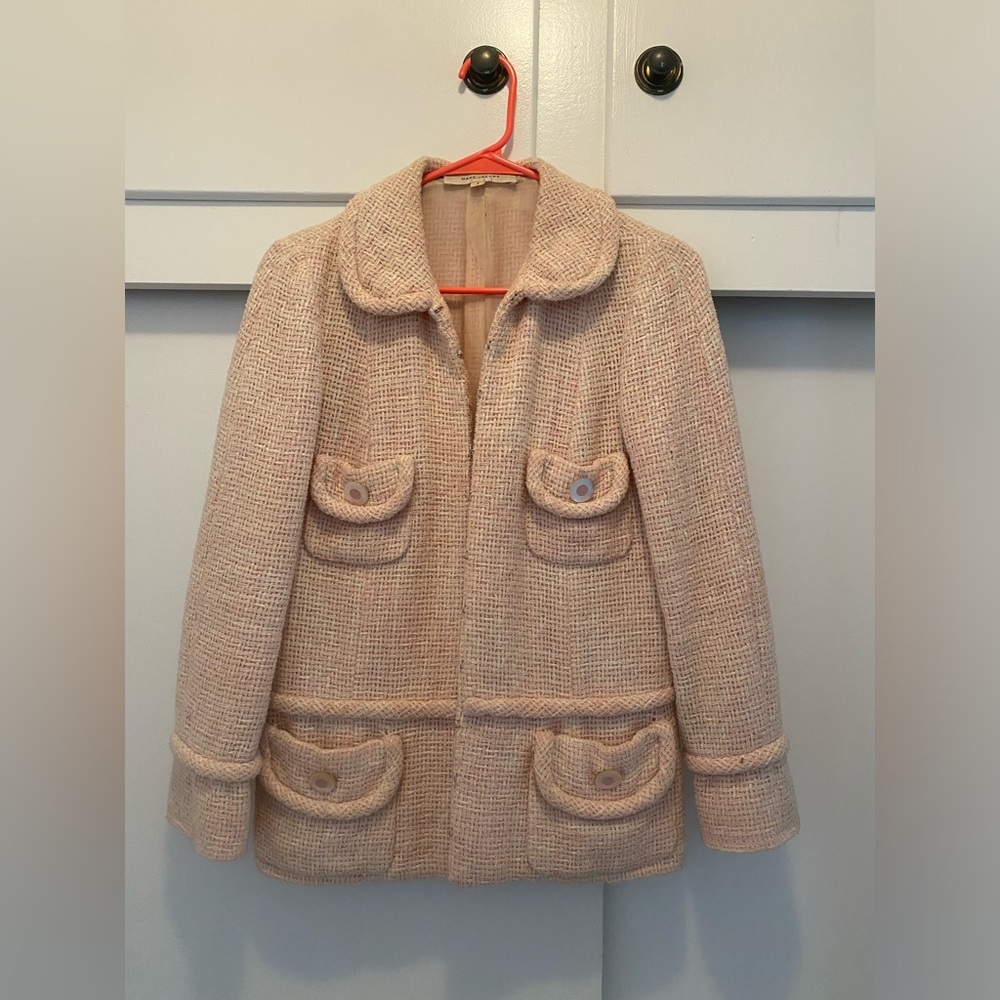 Pink Marc Jacobs Chanel Style Pillbox Jacket